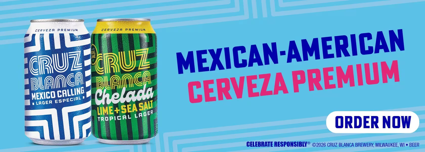 Order Now - Mexican-american creveza premium